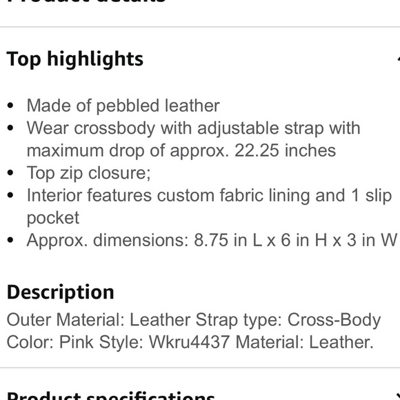 Kate Spade New York Wakefield Lane Millie Crossbody Bag Handbag Purse - Picture 13 of 13